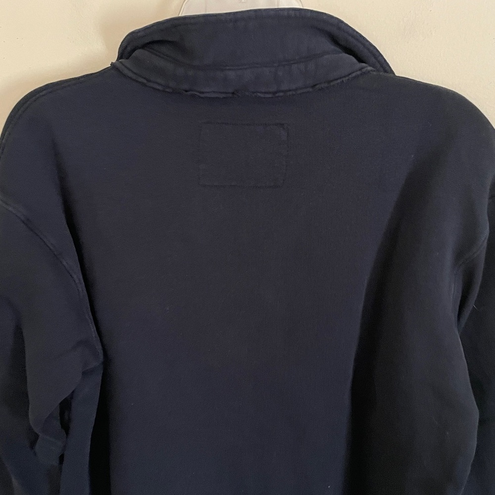 Frank & Eileen Patrick Popover Henley Sweatshirt Top Shirt Medium Triple Fleece - Picture 5 of 12